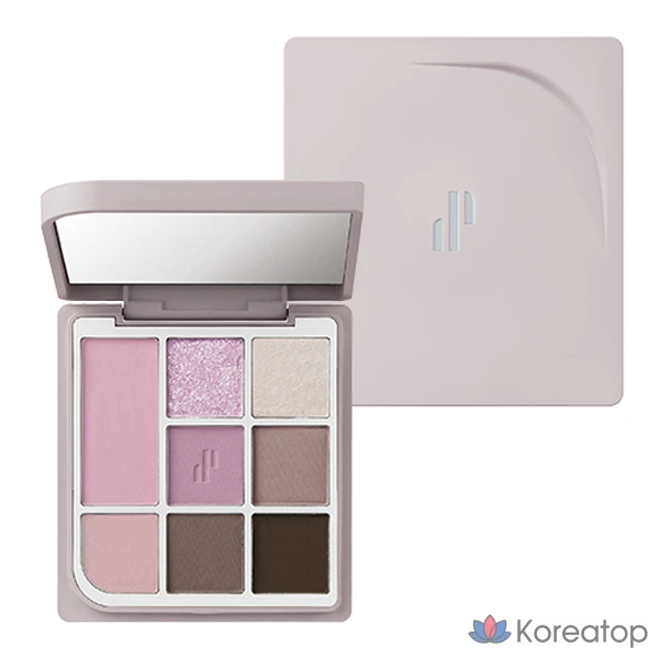 Палетка теней для век Heart Percent Dot On Mood Eye Palette, 07 Cool Muse Facet, 1 шт.