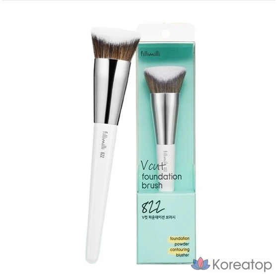 Кисть для макияжа Fillimilli V-Cut Foundation Brush 822, 1 шт.