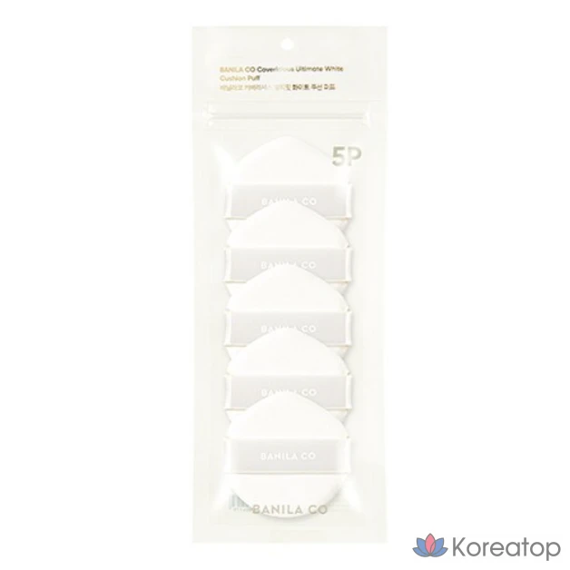 Набор из 1 белой мягкой подушечки для губ Banila Co Coverlicious Ultimate, разные цвета.