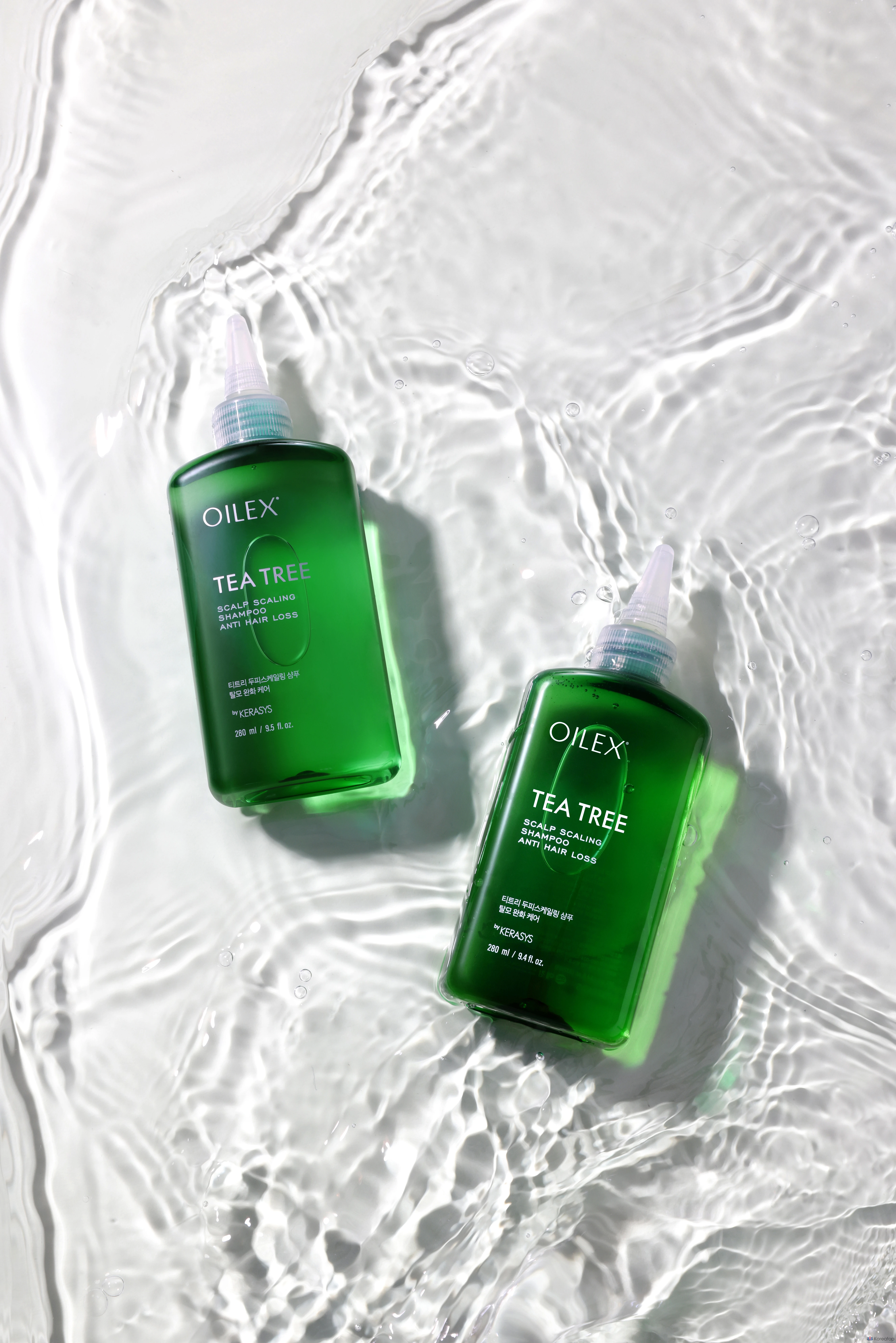 Шампунь KeraSys Oilex с маслом чайного дерева для снятия шелушения кожи головы и выпадения волос, 280 мл, 1 шт.