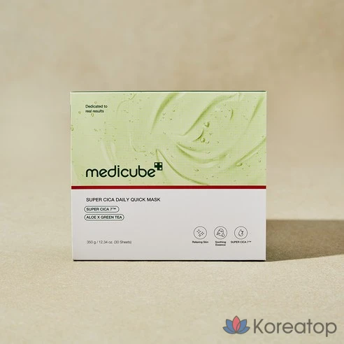 Ежедневная быстрая маска Medicube Super Cica, 30 шт., 1 упаковка