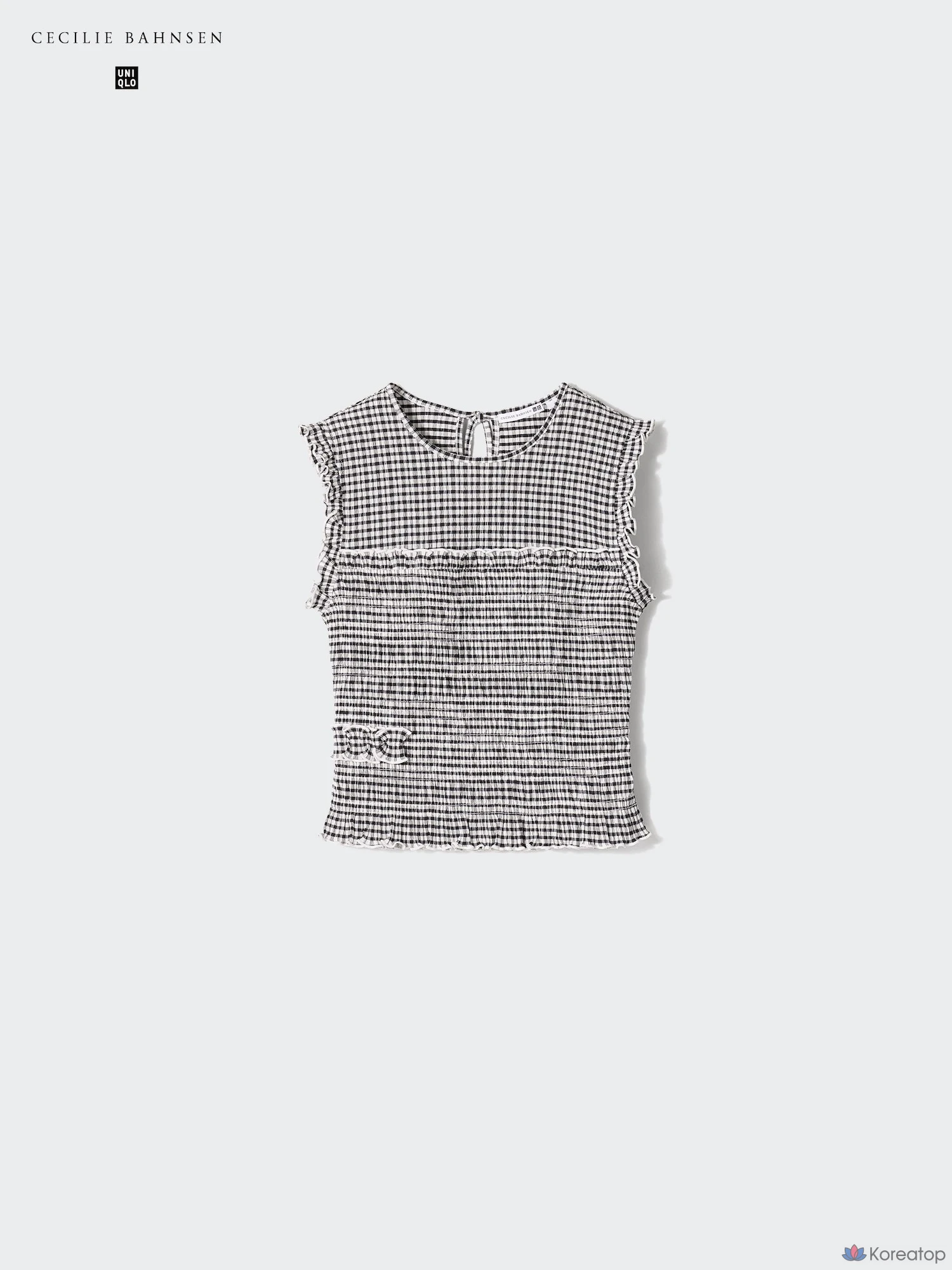 Футболка без рукавов Uniqlo Shirring T (Sleeveless)