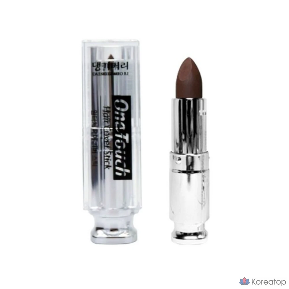 Накладные пряди для волос Danggi Meori One-Touch, 4 г, натуральный темно-коричневый цвет, 1 шт.