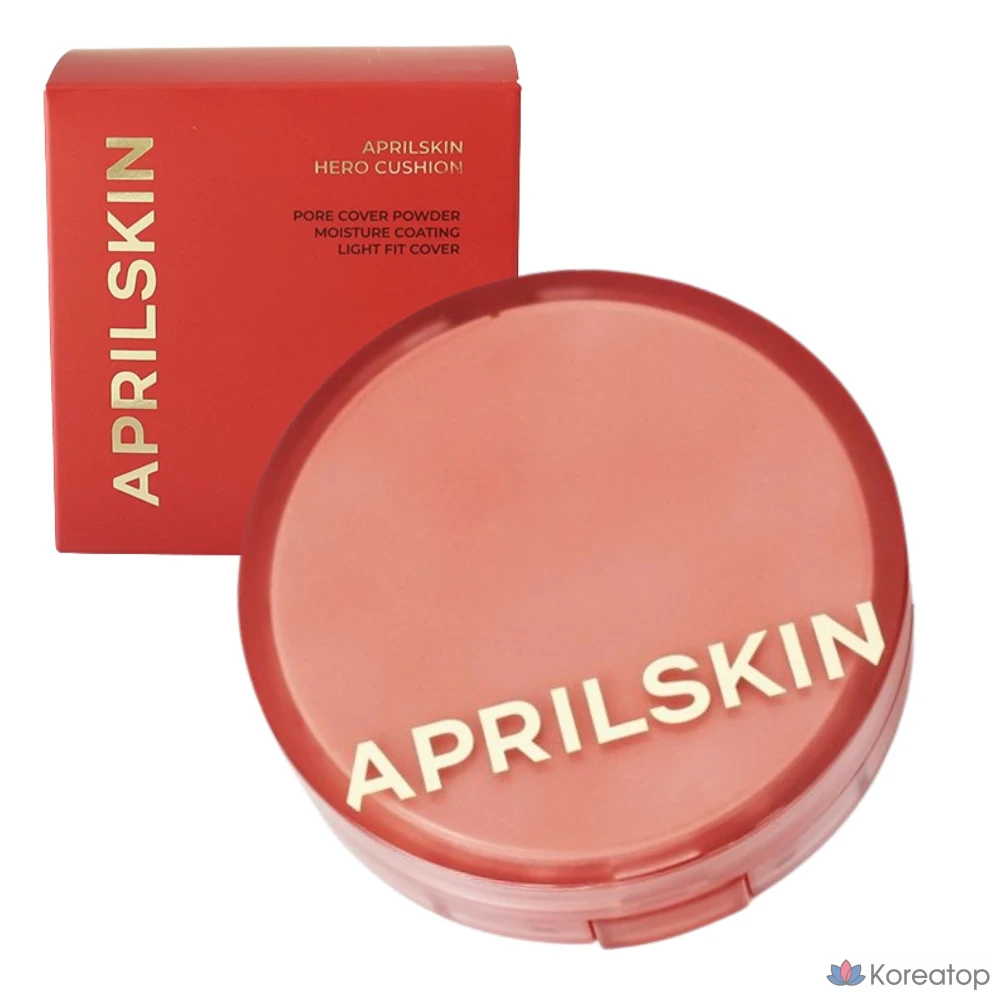 Тональный крем-кушон April Skin Hero Cushion, оттенок Light, № 21, 1 шт.