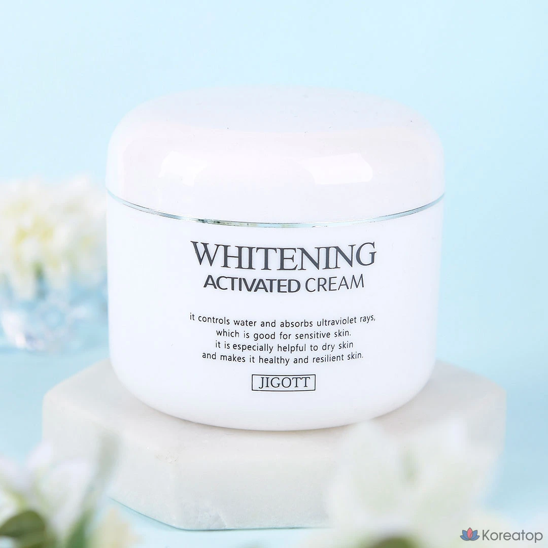 Крем для лица Jigott Whitening Activated Cream, 100 мл, 1 шт.