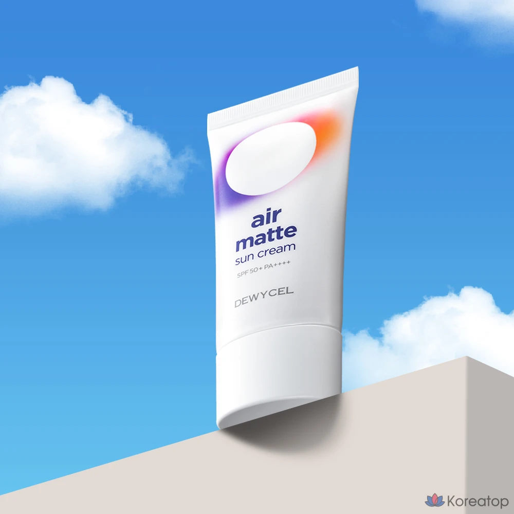 Солнцезащитный матирующий крем DEWYCEL Sweatproof Air Matte Sunscreen SPF50+ PA++++, 40 и 20 мл, 1 шт., 60 мл