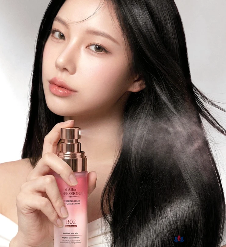 Сыворотка для волос d'Alba Professional Repairing Hair Perfume Serum, оттенок Rose Freesia, 50 мл, 1 шт.