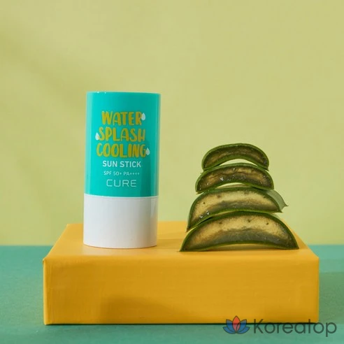 Солнцезащитный стик Kim Jeong Moon Aloe Cure Water Splash Cooling Sun Stick SPF50+ PA++++ 23 г, 2 шт.