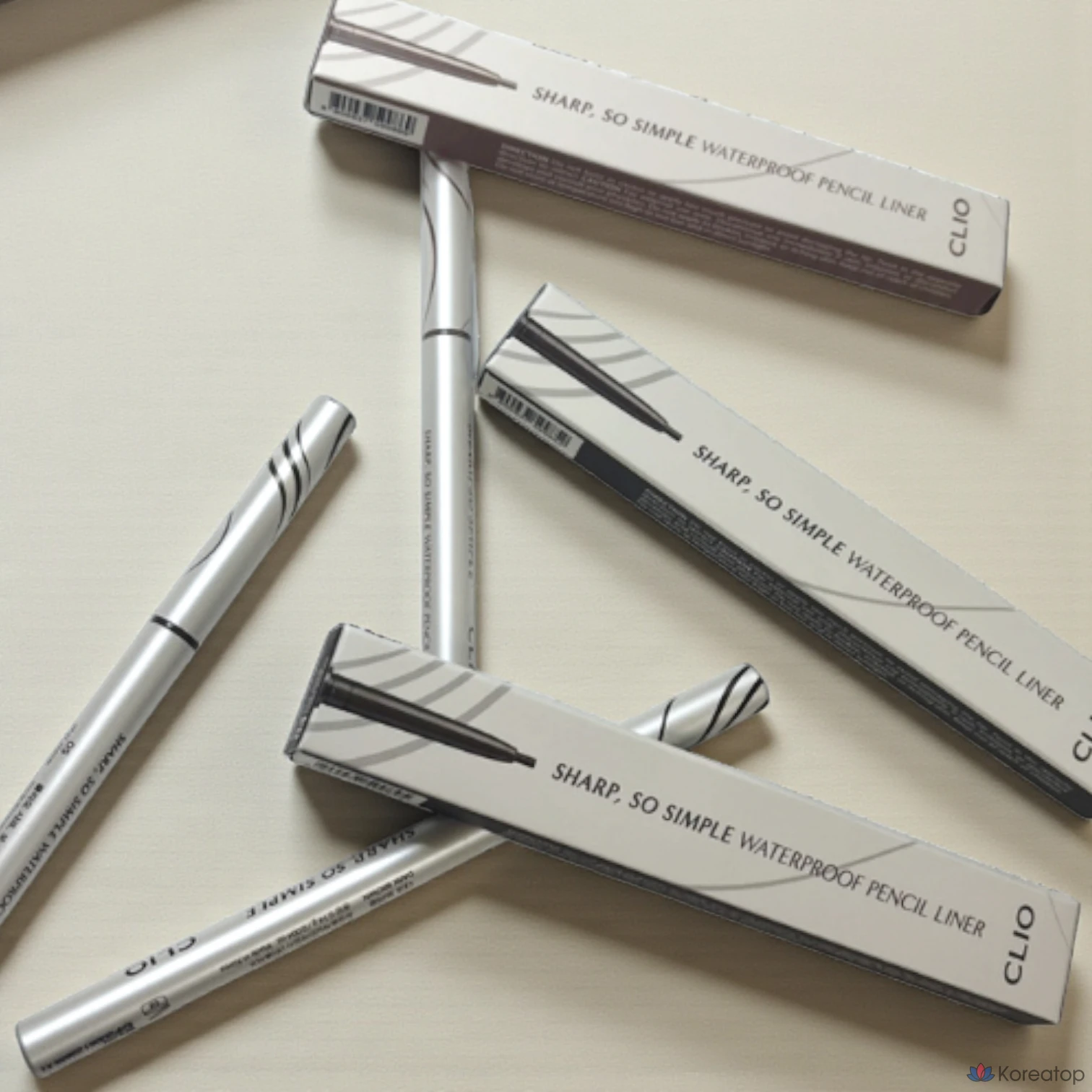 Водостойкий карандаш-подводка Clio Sharp So Simple, 0,14 г, № 7, кремово-слоновая кость, 1 шт., фото 2