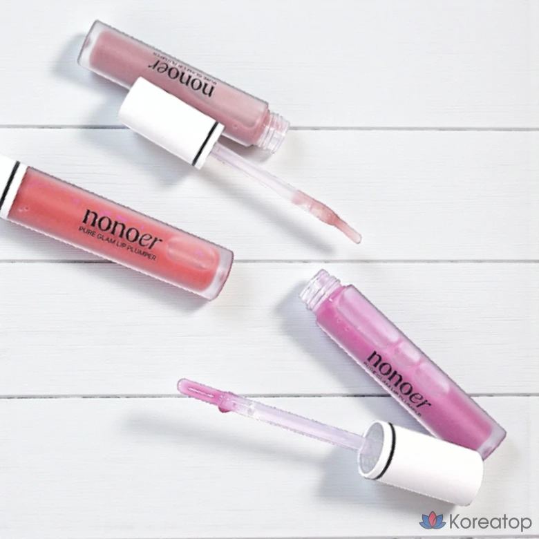 Липкий бальзам для губ YNM Nonoe Pure Glam Lip Plumper, оттенок 001 Mobe Glass, 4.5 г, 1 шт., фото 3