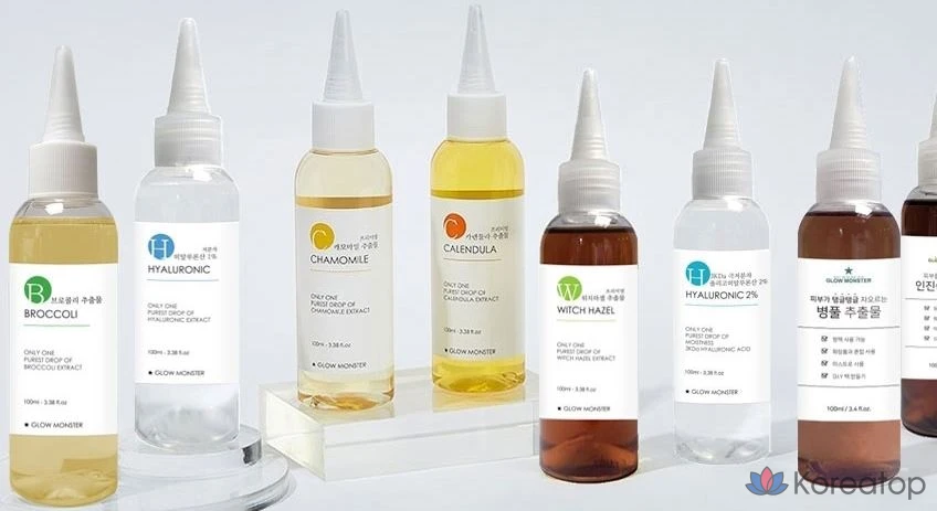 Glow Monster Экстракт центеллы азиатской + низкомолекулярная гиалуроновая кислота, 100 мл, 1 набор