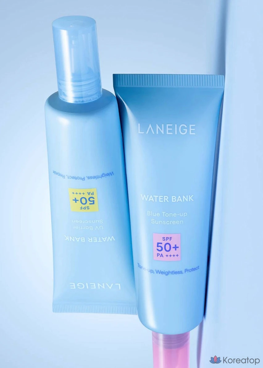 Солнцезащитный крем LANEIGE Water Bank Blue Tone Up Sun Cream SPF 50+ PA ++++, 50 мл, 1 шт.