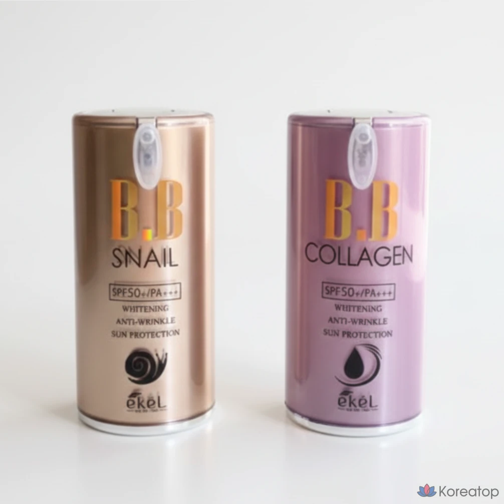 BB-крем Ekel с помпой, 50 г, 1 шт., оттенок Collagen Natural Beige, № 23., фото 2