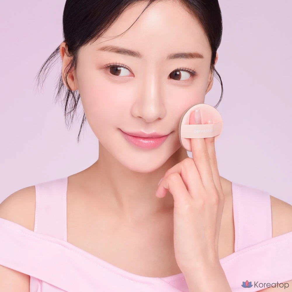 Dermashare Propolis 25% Longwear Serum Cover Moisturizing Soothing Radiance Water Glow Cushion Pact Foundation Refill 15g, 1ea, No. 23 Natural Refill