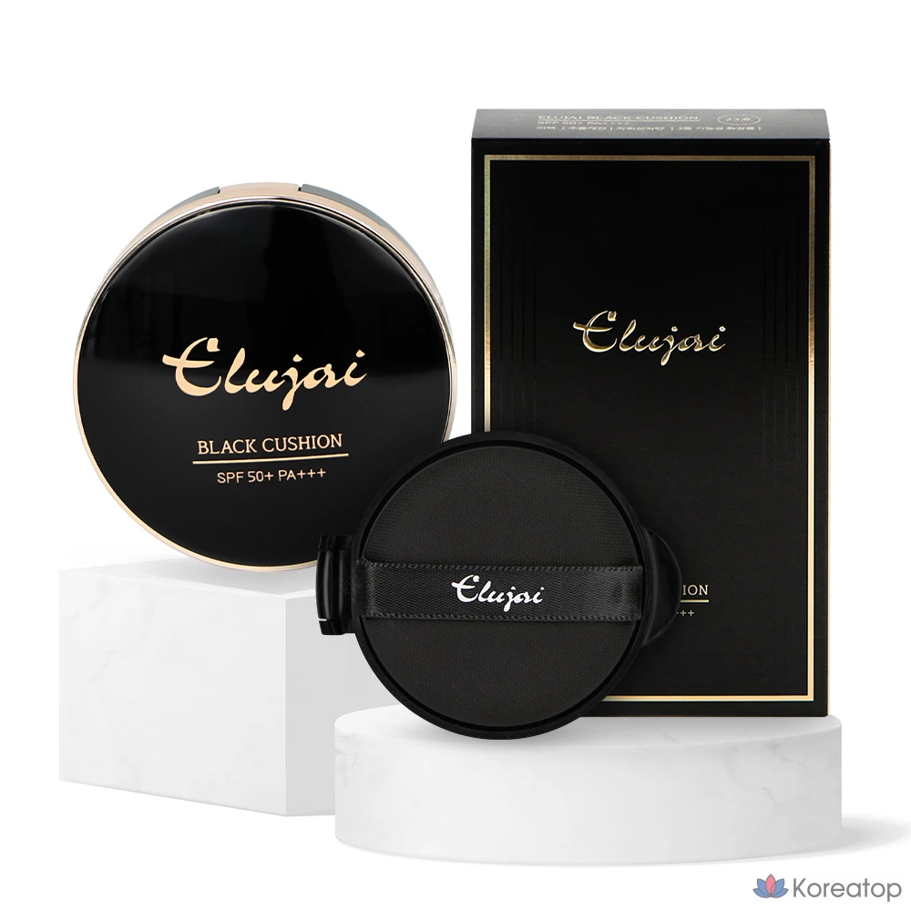 Кушон ELROEL Essence Moisture Cover Black Cushion, оттенок 23, 2 шт.