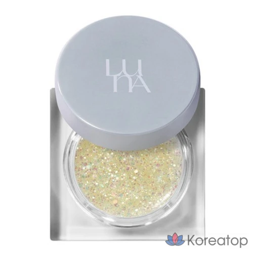 Luna Lighting Up Formula Pot Glitter, No. 11 Shine Flake, 1 шт.