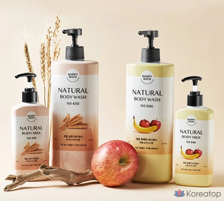 Гель для душа Happy Bath Natural Really Gentle Body Wash с ароматом детской присыпки, 900 г, 1 шт.