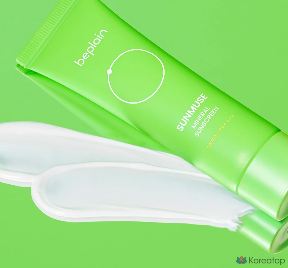 Солнцезащитный крем Beplain Sunmuse Mint Green SPF50+ PA++++, 50 мл, 1 шт.