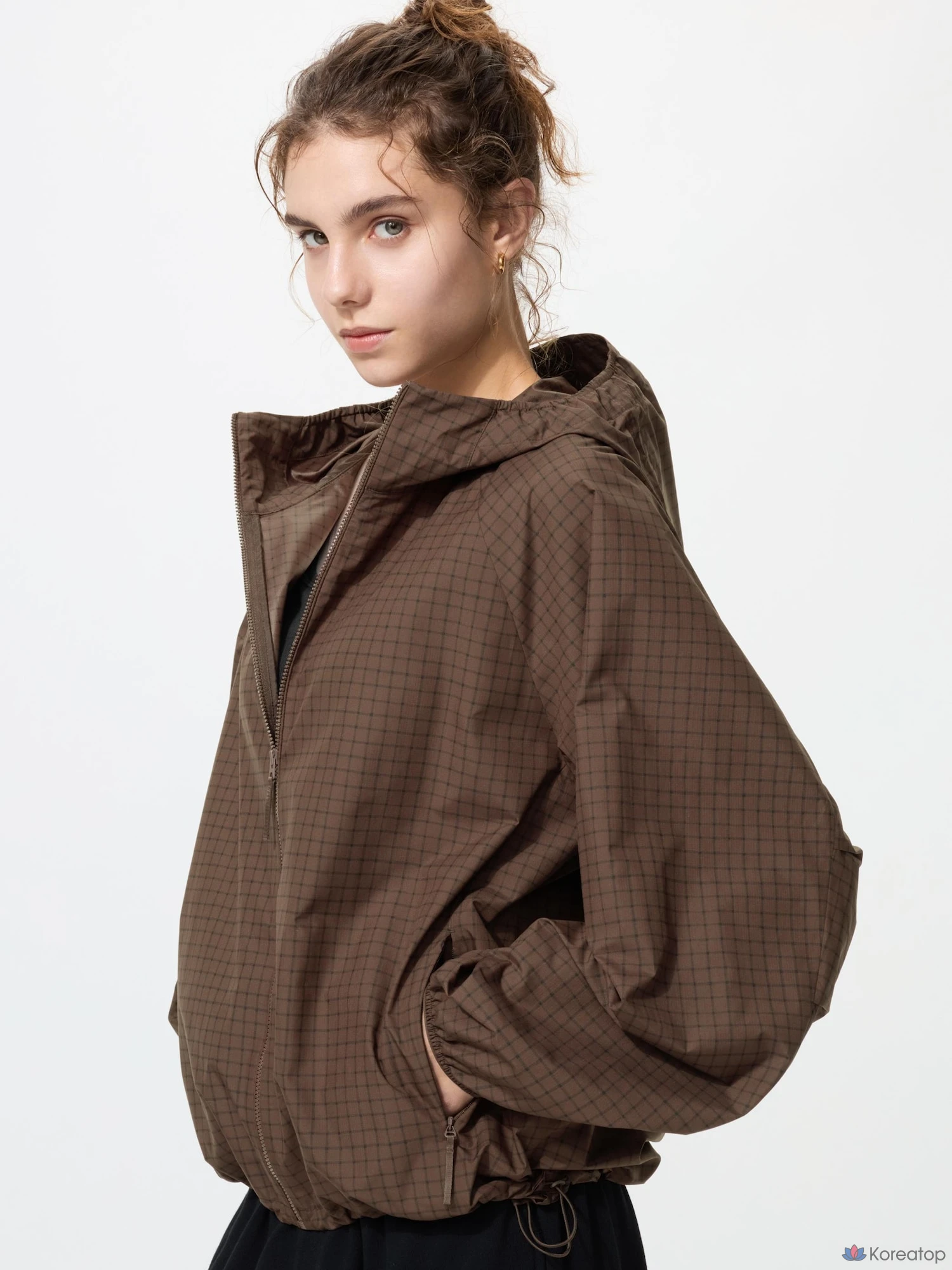 Парка Uniqlo Pocketable UV Protection Parka (Pattern)
