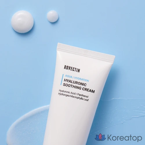 Успокаивающий крем Rovectin Aqua с гиалуроновой кислотой, 1 шт., 60 мл