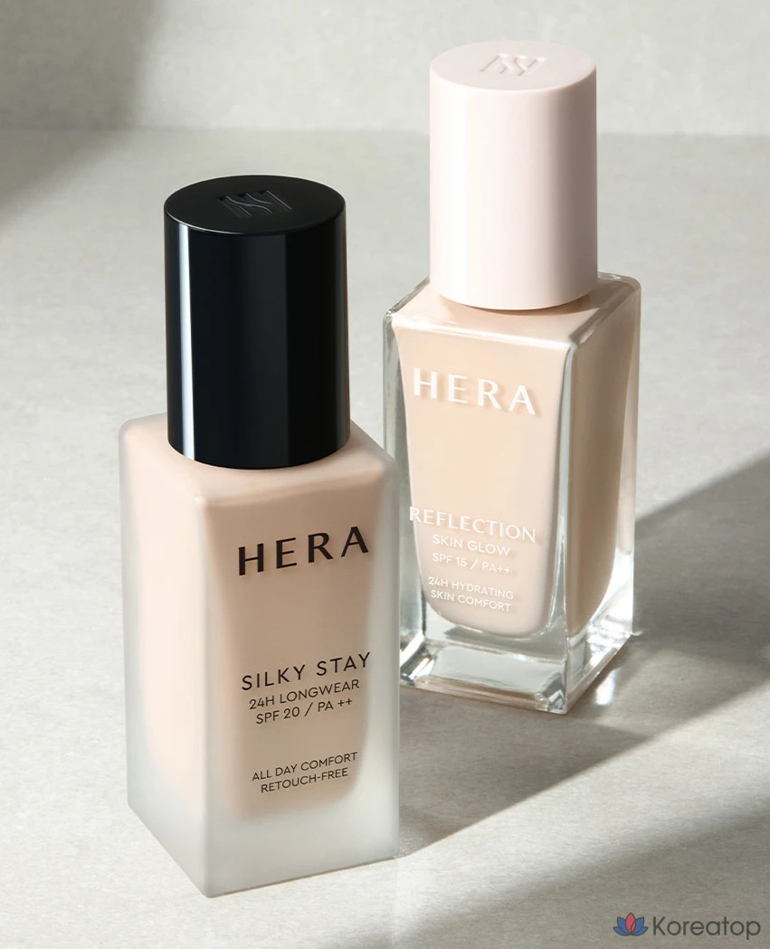 Тональный крем Hera Reflection Skin Glow Foundation, оттенок 21N1, 30 г, 1 шт., фото 3