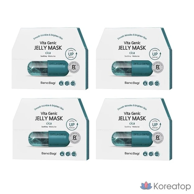 Тканевая маска для лица Banobagi Vitagenic Jelly Mask Cica, 30 мл, 40 шт.