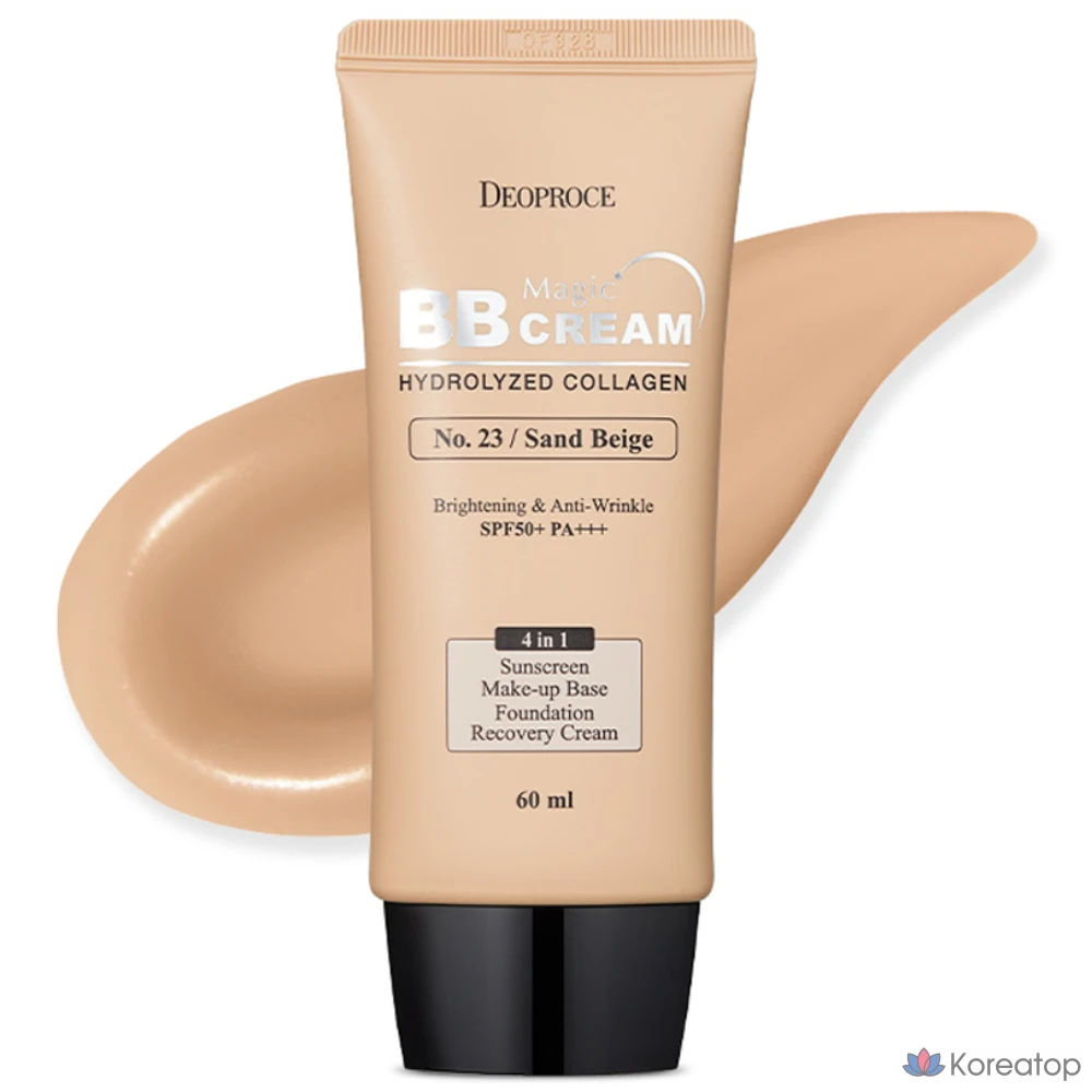 BB-крем Deoproce Magic SPF50+ PA+++, № 23, песочно-бежевый, 60 мл, 1 шт.