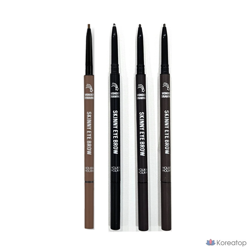 Holika Holika Wonder Drawing Skinny Eyebrow, 0.5g, 02 темно-коричневые, 1 шт.