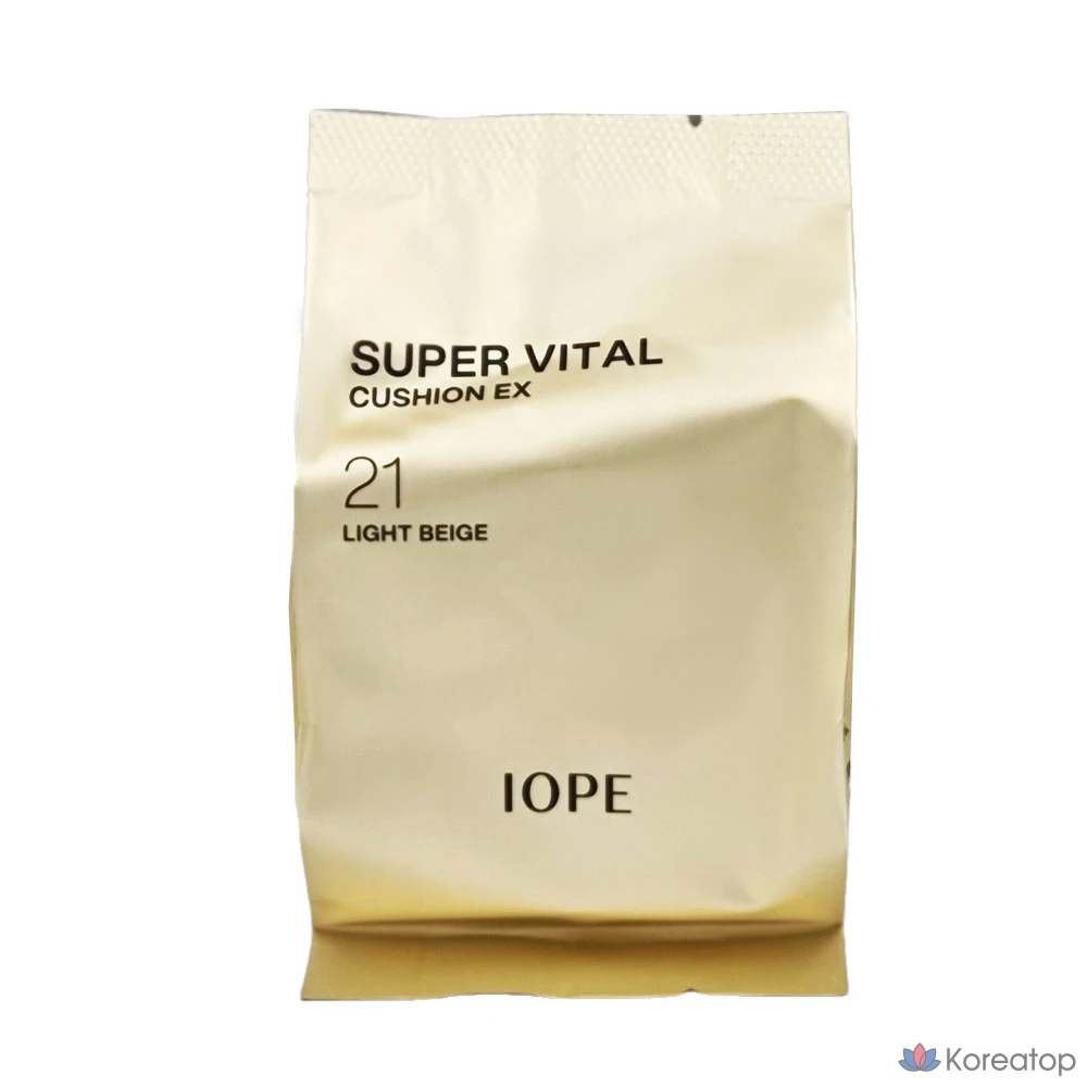 Сменный блок тонального крема IOPE Super Vital Cushion Foundation, 16 г, № 21, 1 шт., фото 2