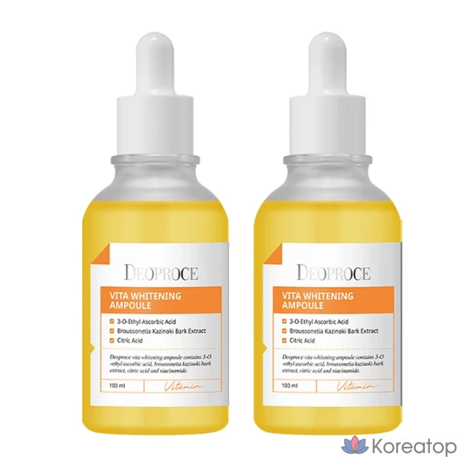 Отбеливающая ампула Deoproce Vita, 200 мл, 1 шт.