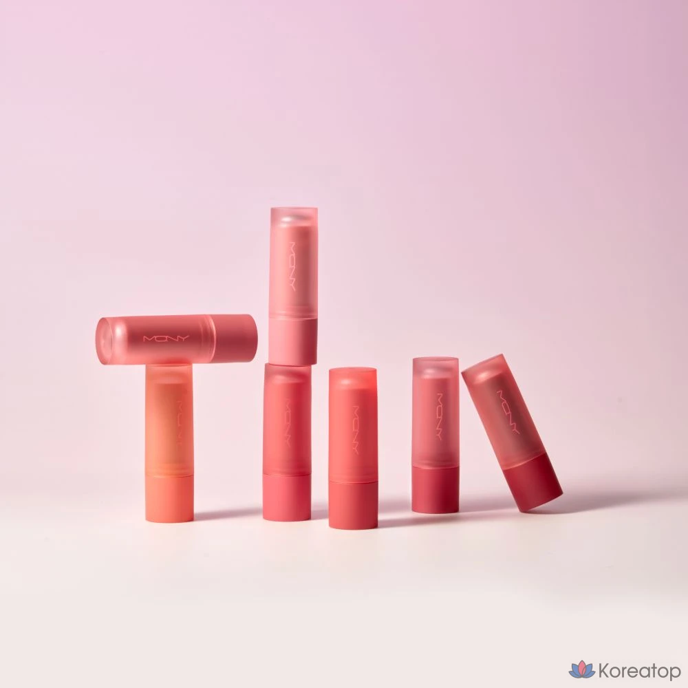 Матовая пудровая помада Mqny New York, 1 шт., № 8, цвет «кирпично-дымчатый»., фото 6