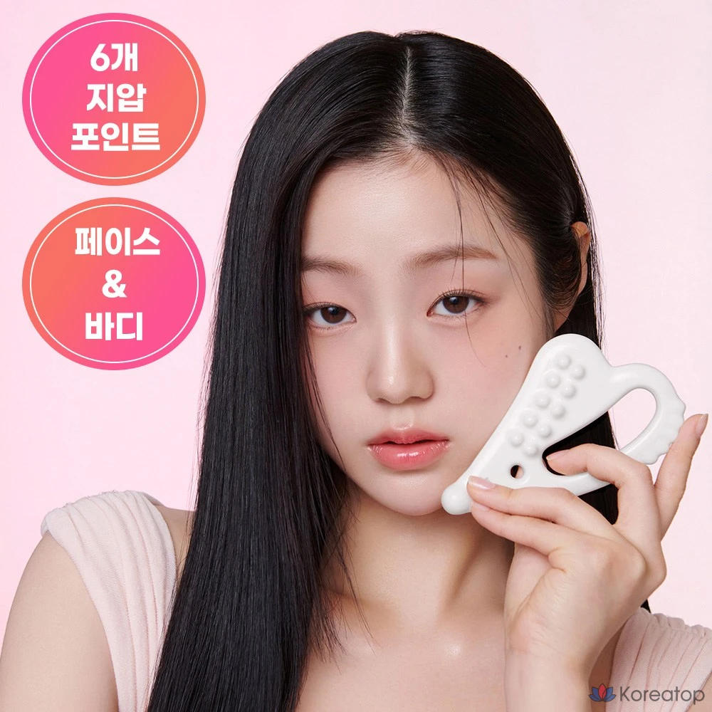 Керамическая гуаша для лица Milk Touch Slim Face, 1 шт., розовая., фото 2