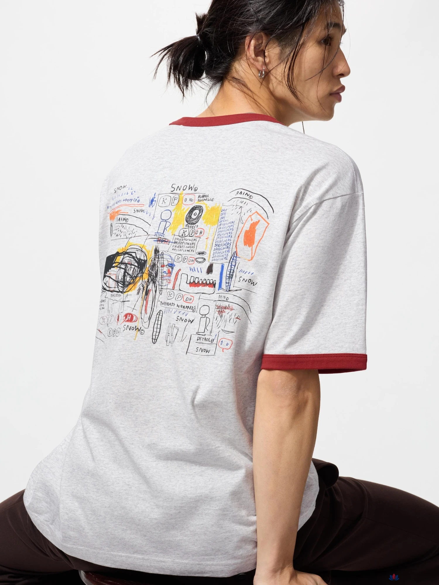 Футболка Uniqlo NY POP ART UT Graphic T Basquiat Ringer