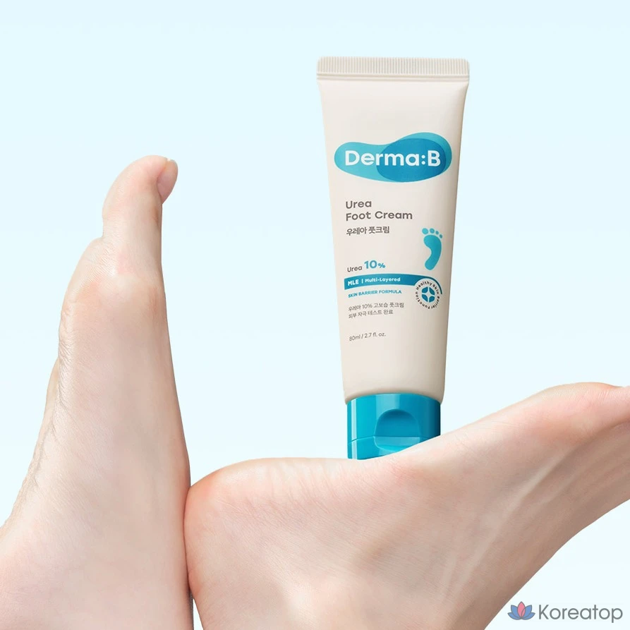 Крем для ног DERMA:B Urea 9.8 Foot Cream, 80 мл, 1 шт.
