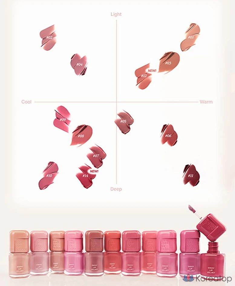 Тинт для губ Too Cool For School Sway Lip Velvet, оттенок 14 Low Cherry, 1 шт., фото 6