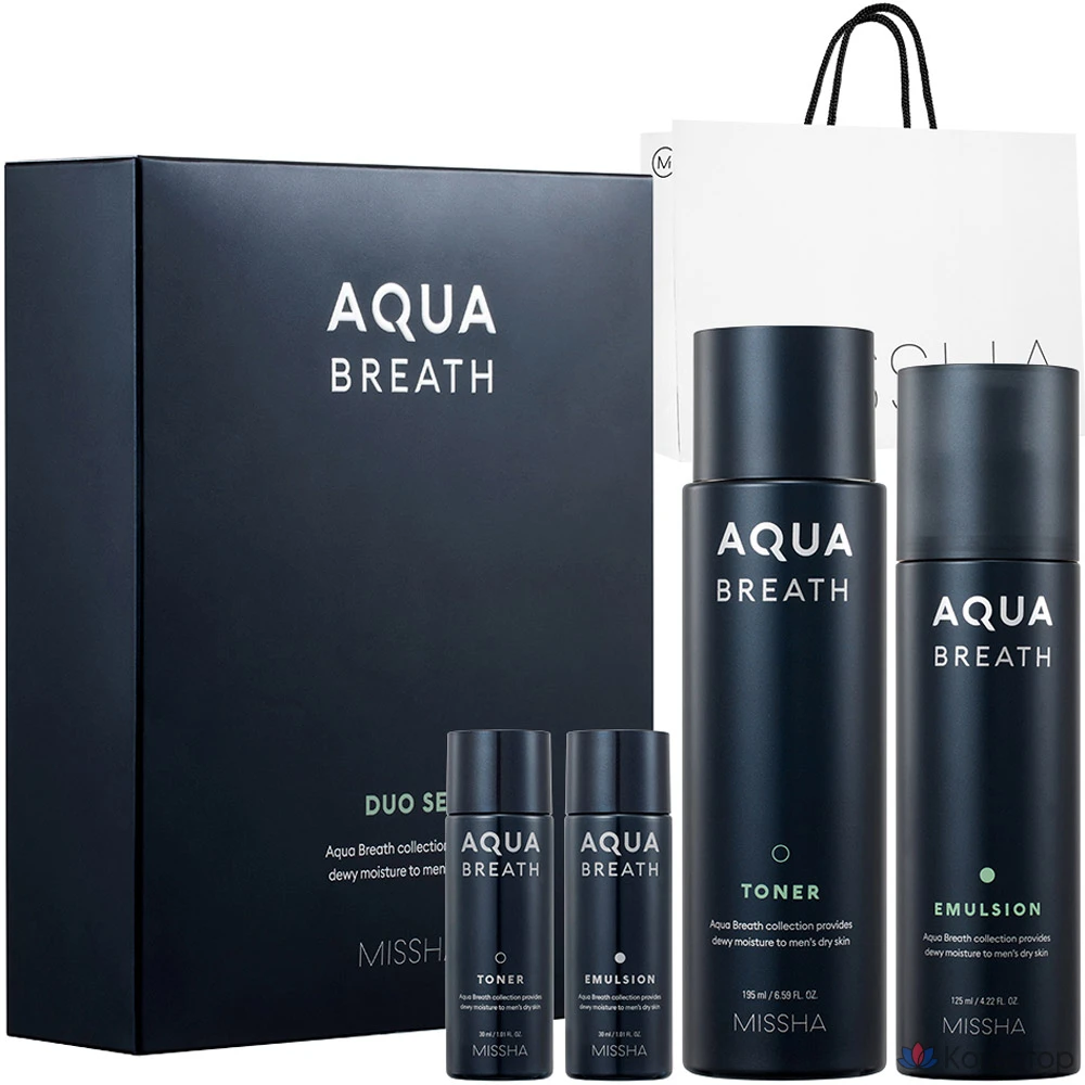 Набор Missha For Men Aqua Breath из 2 предметов, 1 комплект
