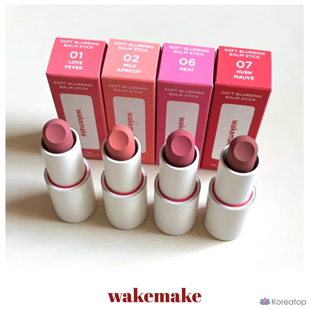 Тинт для губ WAKEMAKE Soft Blurring Balm Stick Lipstick, оттенок Milk Apricot, 1 шт., фото 5