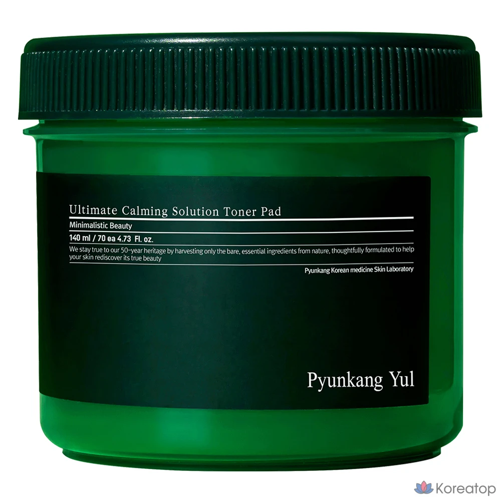 Тонизирующие подушечки Pyungangyul Ultimate Soothing Solution, 140 мл, 1 шт., 70 подушечек.