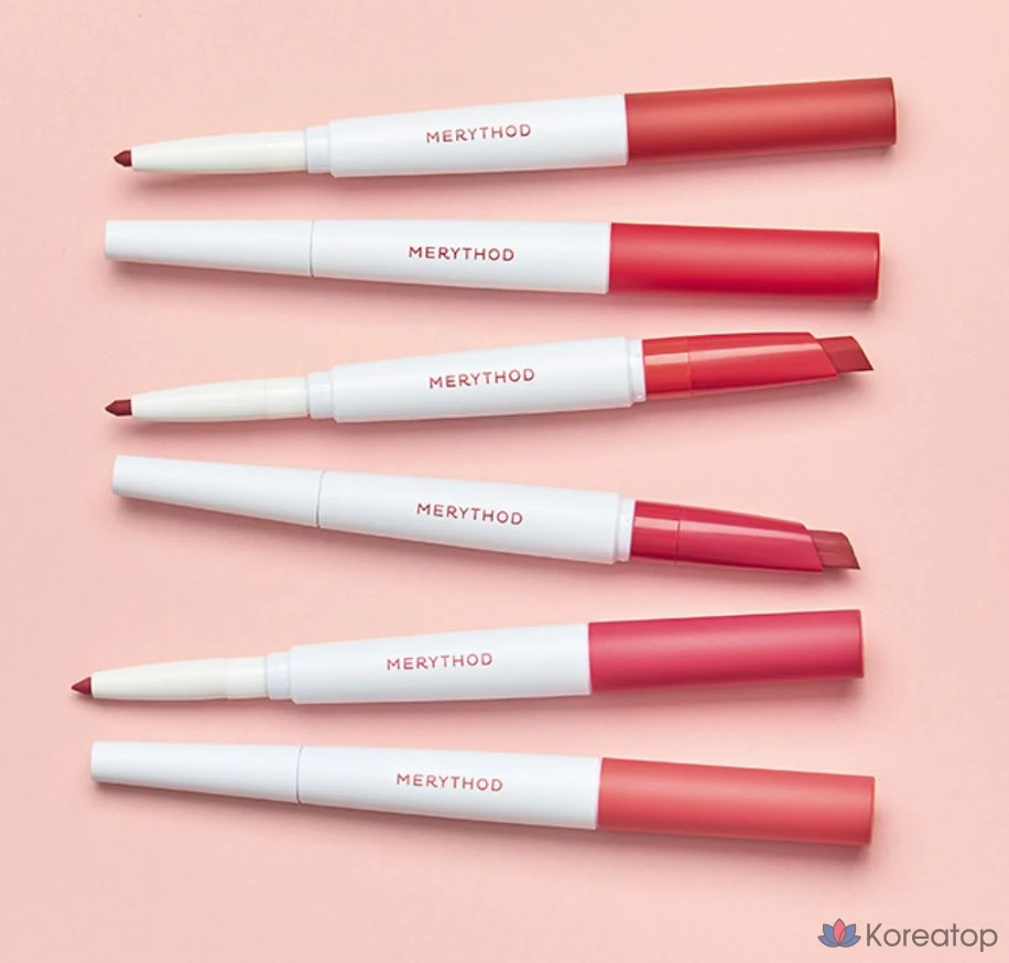 Помада Merythod Reel Edge Dual Lipstick, оттенок «Лилово-сливовый», 0,95 г, 1 шт.