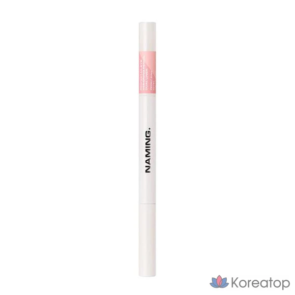 Подводка для глаз NAMING Perfect Tail Eye Designing Pencil Dual Liner, 0.2g, 1 шт., цвет пионово-розовый.