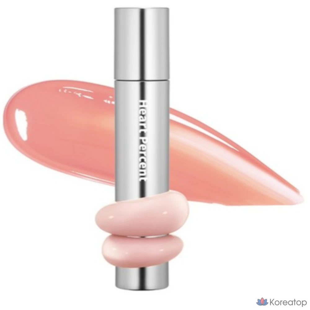 Тинт для губ Heart Percent Dot On Mood One Way Glow, 4 г, 09 PEACHY Milk, 1 шт.