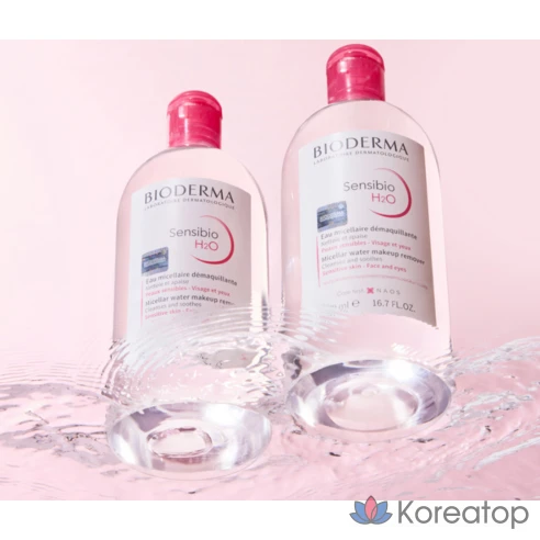 Bioderma Sensibio H2O мицеллярная вода для чувствительной кожи лица 500 мл 2 шт.