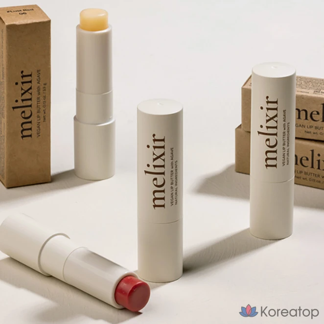 Бальзам для губ Melixir Vegan Lip Butter, оттенок Caramel, 3.9 г, 1 шт.