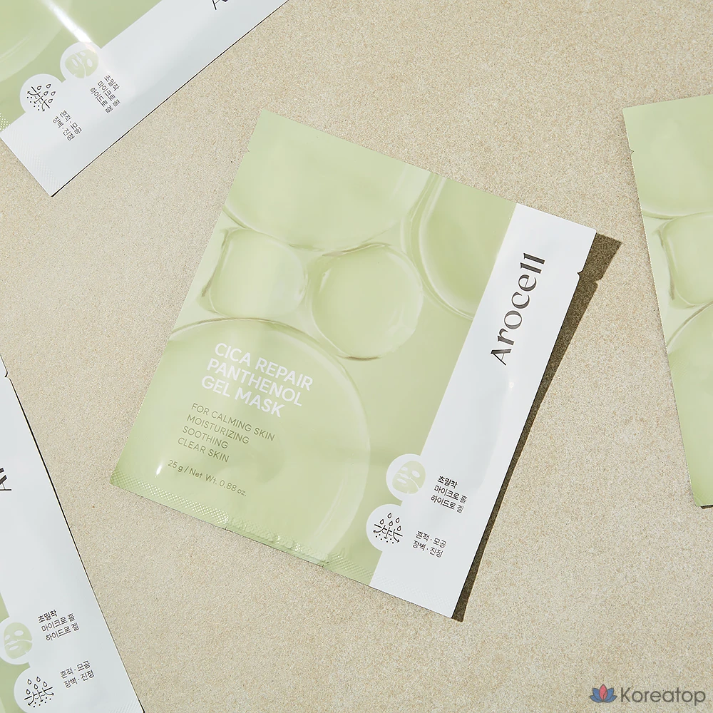 Тканевая маска для лица Arocell Cica Repair Panthenol Mask, 24 шт., фото 5