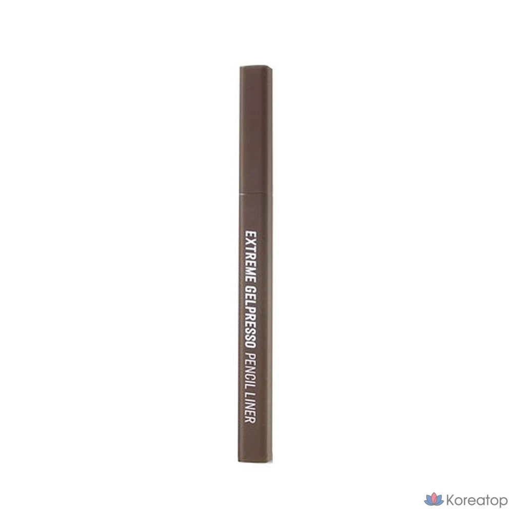 Карандаш для подводки глаз Clio Extreme Gelpresso, 0,35 г, цвет 001 (черно-коричневый), 1 шт.