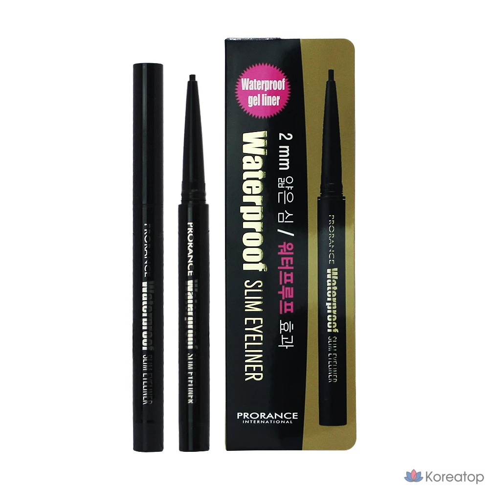 Водостойкий тонкий карандаш для подводки глаз Prorance, 1 шт.