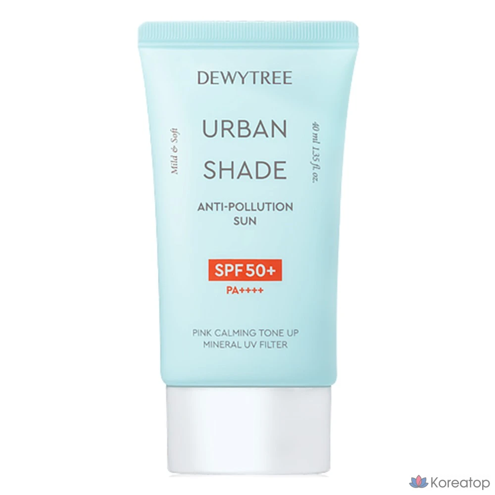 Солнцезащитный крем Dewytree Urban Shade Anti-Pollution Sun SPF50+ PA++++, 40 мл, 1 шт.