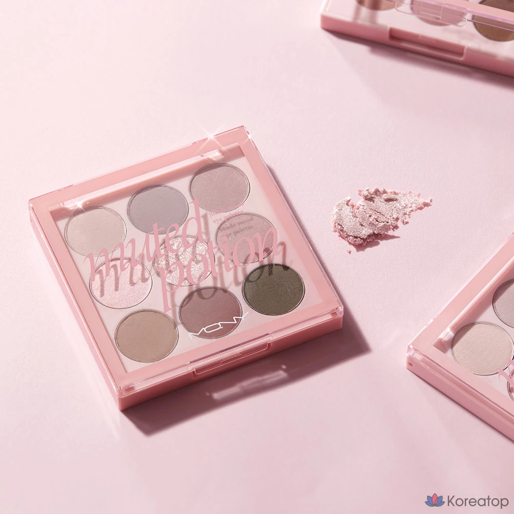 Палетка теней для век Mqny New York Shade Mood из 9 цветов, 1 шт., смешанные цвета.