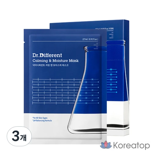 Успокаивающие и увлажняющие маски Dr. Different, 5 шт., 3 шт.