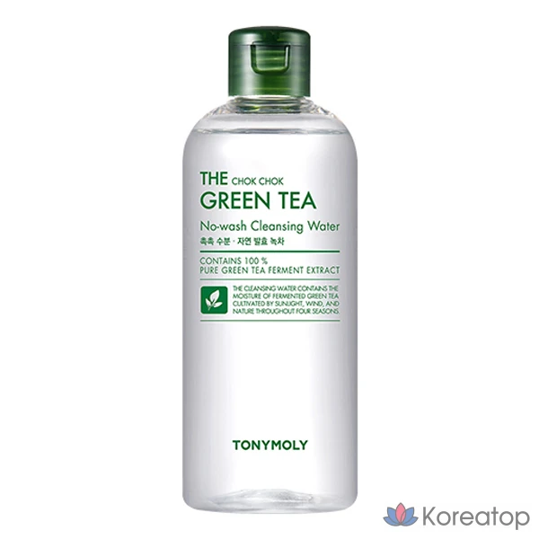 Очищающая вода Tony Moly The Chok Chok с зеленым чаем без смывания, 300 мл, 1 шт.